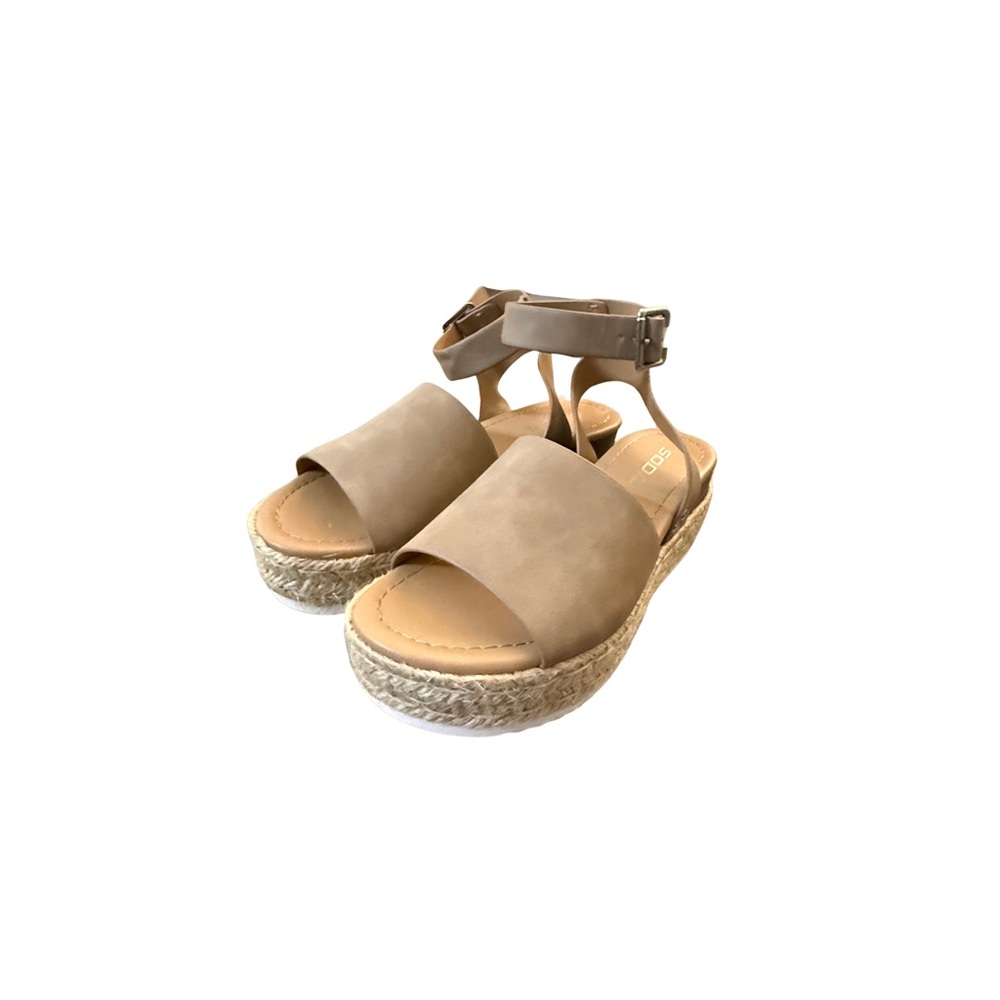 Soda Beige Espadrille‎ Sandals